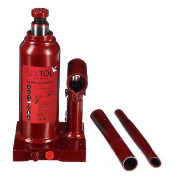 Hydraulický zvedák panenka SX BOTTLE JACK PREMIUM 2T - bez obalu SIXTOL SIXTOL 63496