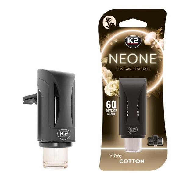 K2 NEONE Vibey COTTON - Vůně na výdech klimatizace