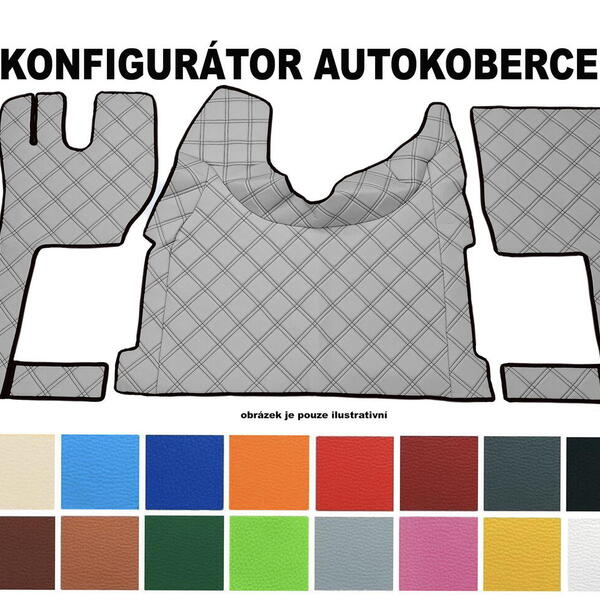 KONFIGURÁTOR koberce (č.8) - IVECO do r.v. 2012 - manuál