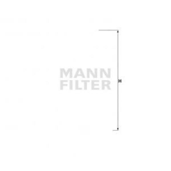 MANN-FILTER Olejový filtr HU 69/3 x 10559