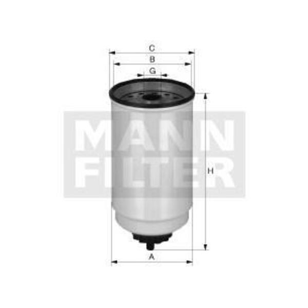 MANN-FILTER Palivový filtr WK 10 017 x 13105