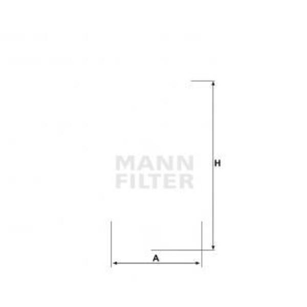 MANN-FILTER Palivový filtr WK 829/5 11613