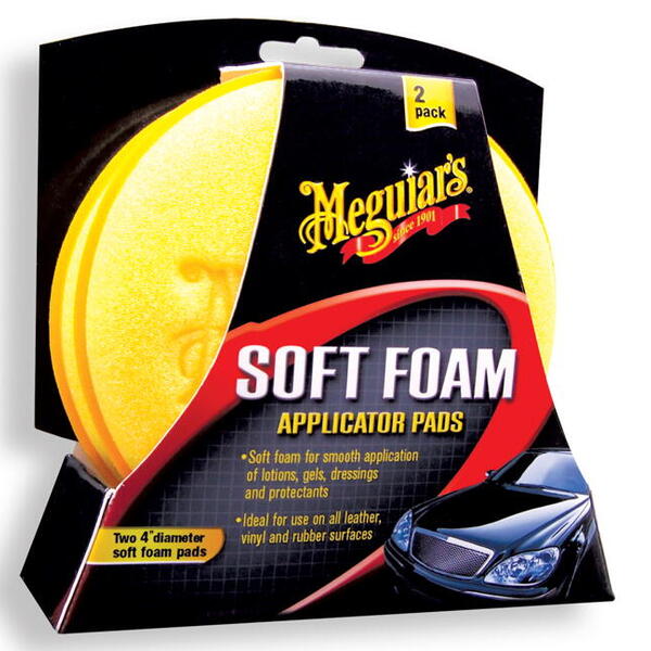 Meguiar's Soft Foam Applicator Pads - pěnové aplikátory (2 kusy)