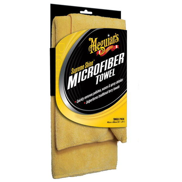 Meguiar's Supreme Shine Microfiber Towel - mikrovláknová utěrka, 40 cm x 60 cm