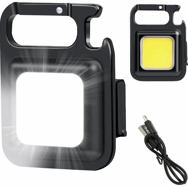 MINI SVÍTILNA NA KLÍČE LED COB BATERKA ZD100