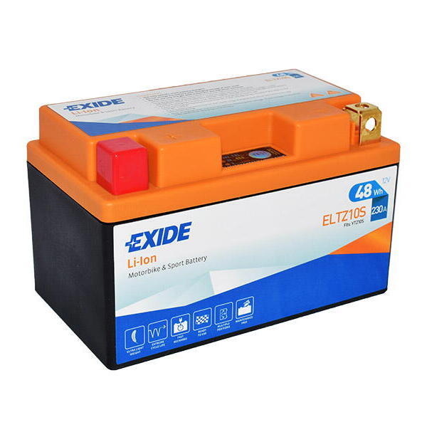 Motobaterie EXIDE BIKE Li-Ion 4Ah, 12V, ELTZ10S