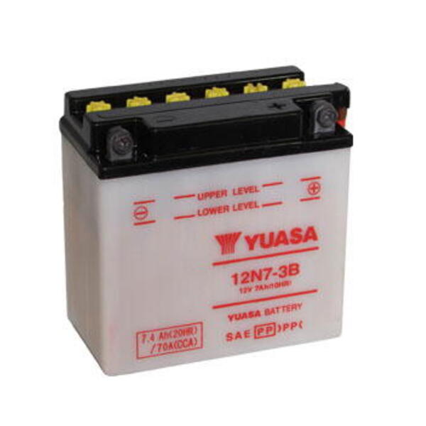 Motobaterie YUASA (originál) 12N7-3B, 12V,  7Ah