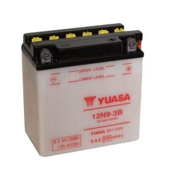 Motobaterie YUASA (originál) 12N9-3B, 12V,  9Ah