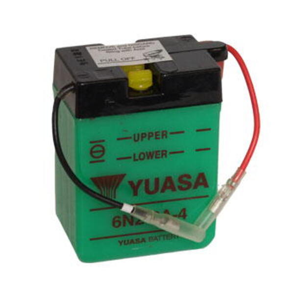 Motobaterie YUASA (originál) 6N2-2A-4, 6V, 2Ah