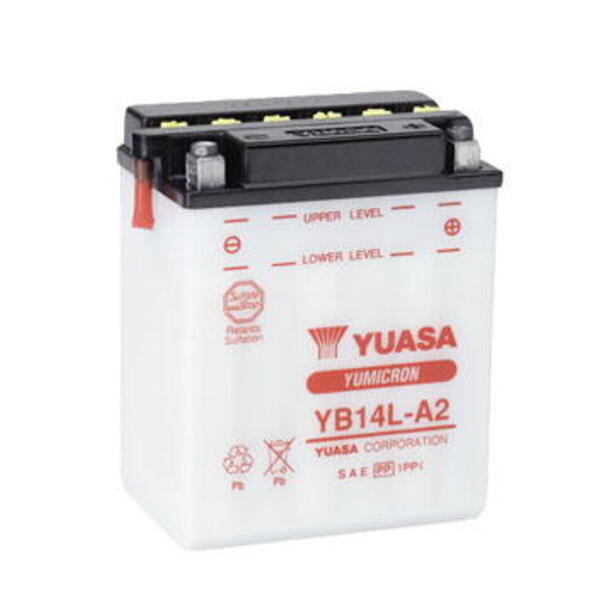 Motobaterie YUASA (originál) YB14L-A2, 12V,  14Ah