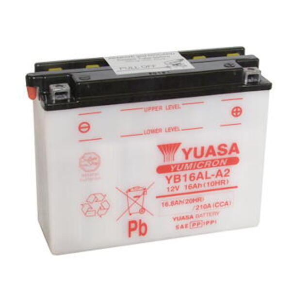 Motobaterie YUASA (originál) YB16L-B, 12V,  19Ah