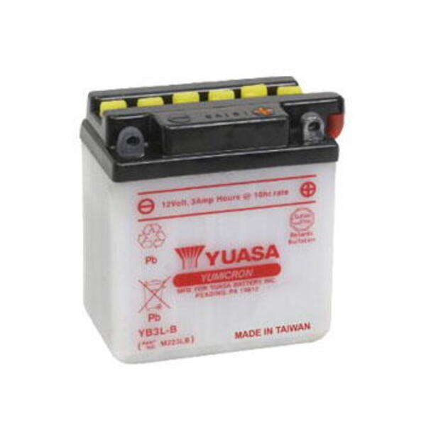 Motobaterie YUASA (originál) YB3L-B, 12V,  3Ah