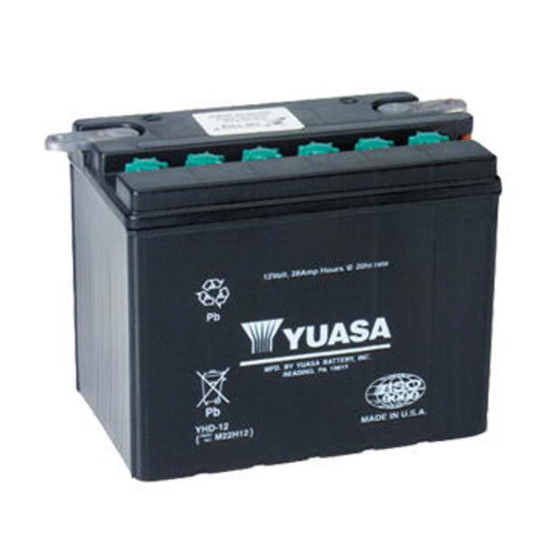 Motobaterie YUASA (originál) YHD-12, 12V,  32Ah