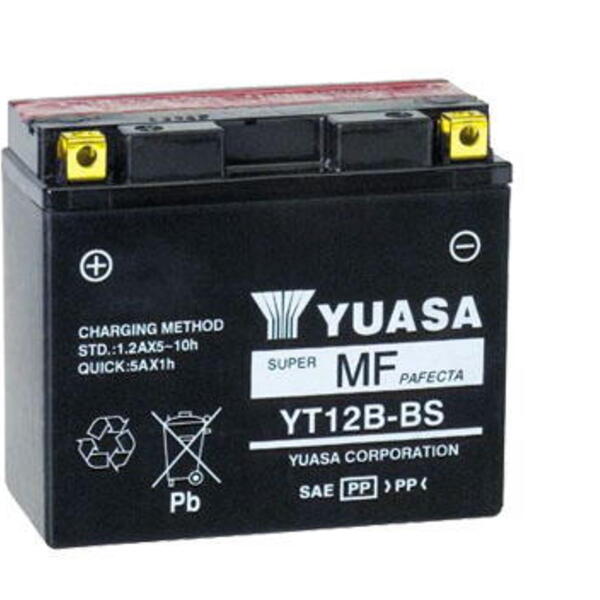 Motobaterie YUASA (originál) YT12B-BS, 12V,  10Ah