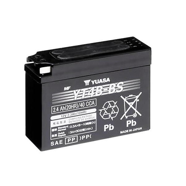 Motobaterie YUASA (originál) YT4B-BS, 12V, 2.3Ah