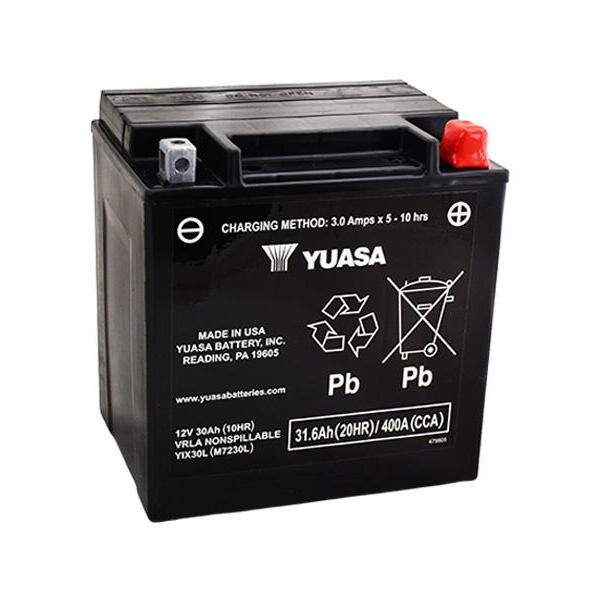 Motobaterie YUASA YIX30L (factory activated), 12V, 30Ah