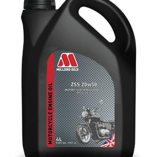 Motocyklový olej Millers Oils ZSS 20w50 4 L 54934 (Millers Oils olej pro motorky ZSS 20w50