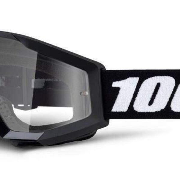 MX brýle 100% Strata Mini Gron Black dětské čiré plexi