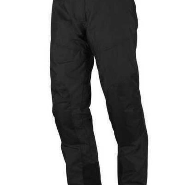 NERVE Easy-Going textilní motocyklové kalhoty černé nepromokavé na mot
