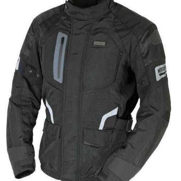 NERVE Spark černá cestovní motocyklová bunda na motorku 3XL