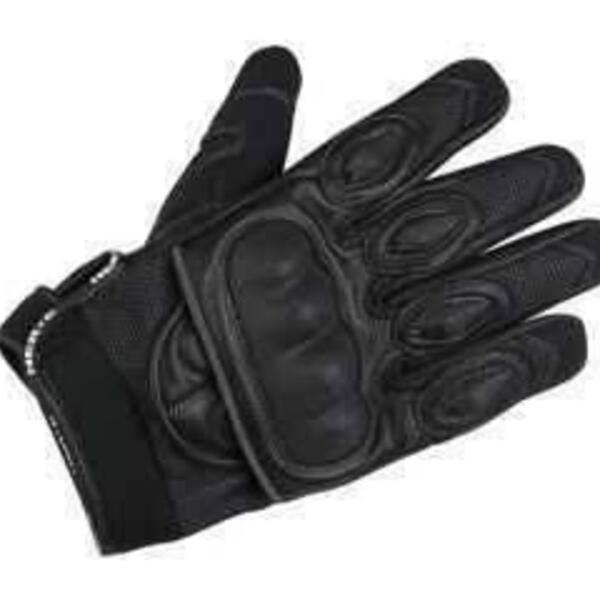 NERVE Sporty sportovní černé letní rukavice na motorku M