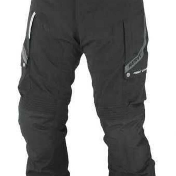 NERVE West Coast černé pánské textilní cestovní kalhoty na motorku 3XL