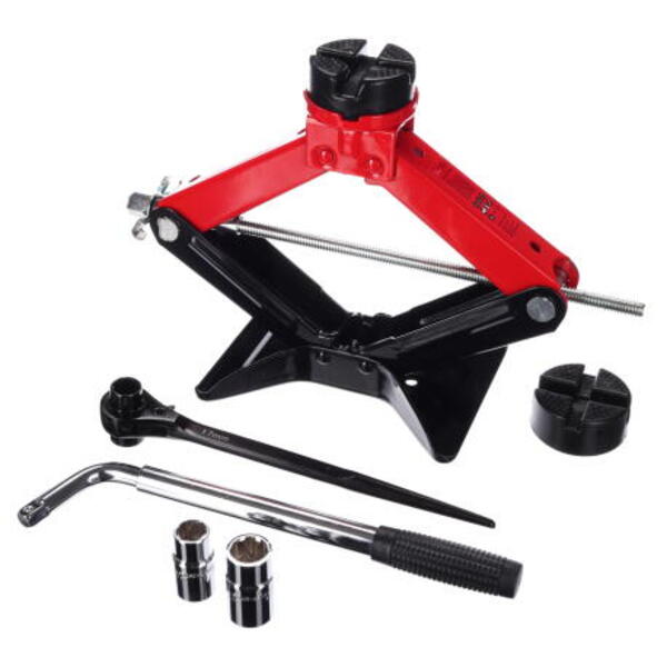 Nůžkový zvedák s ráčnou SX SCISSOR JACK WIDE PAD 2,5T SIXTOL SIXTOL 63854