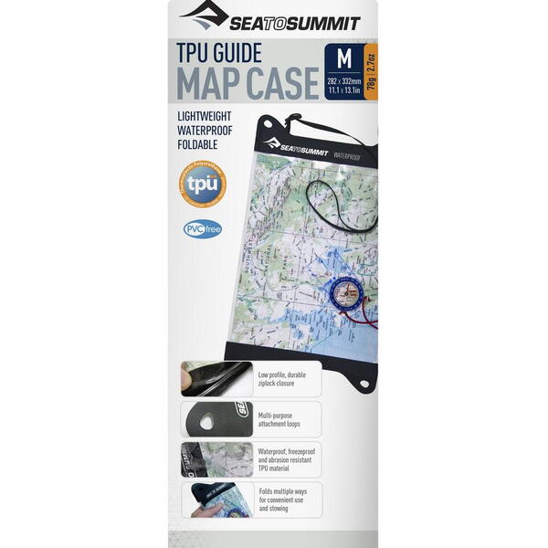 obal SEA TO SUMMIT TPU Guide Map Case velikost: Medium, barva: bílá