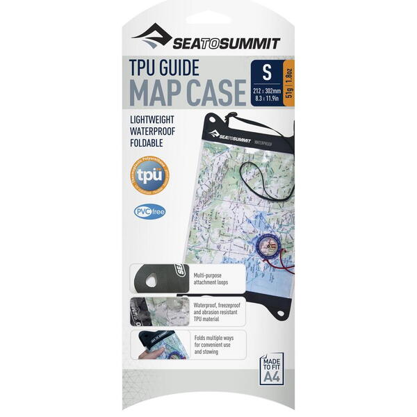 obal SEA TO SUMMIT TPU Guide Map Case velikost: Small, barva: bílá