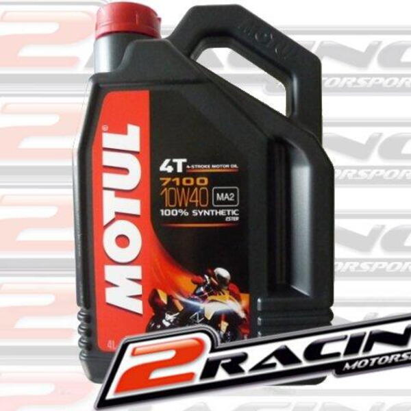 Olej Motul 7100 4T 10W40 4litry Ester- motocykly plná syntetika (10W-40 olej Ester do moto