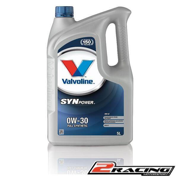 Olej Valvoline Synpower ENV C2 0W30 5 litrů (872519) (ACEA:C2;PSA B 71 2312 ( MA6),Peugeot