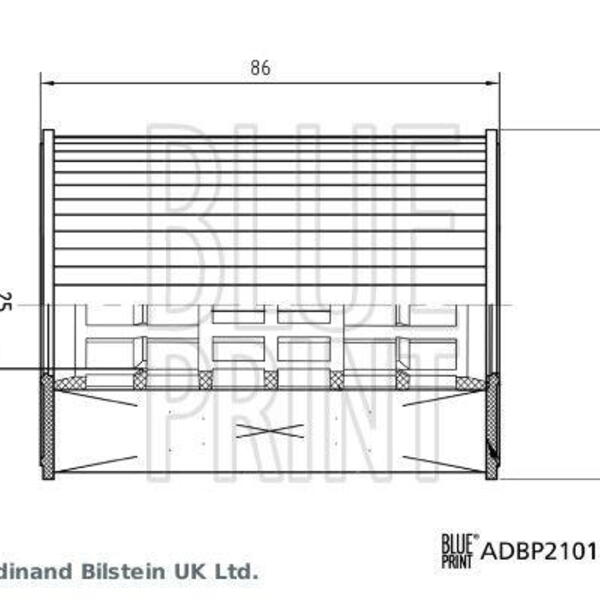 Olejový filtr BLUE PRINT ADBP210119