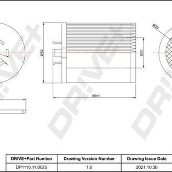 Olejový filtr DRIVE DP1110.11.0025