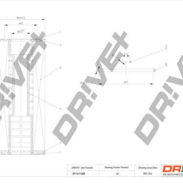 Olejový filtr DRIVE DP1110.11.0026