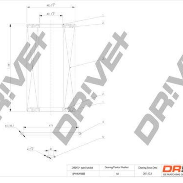 Olejový filtr DRIVE DP1110.11.0030