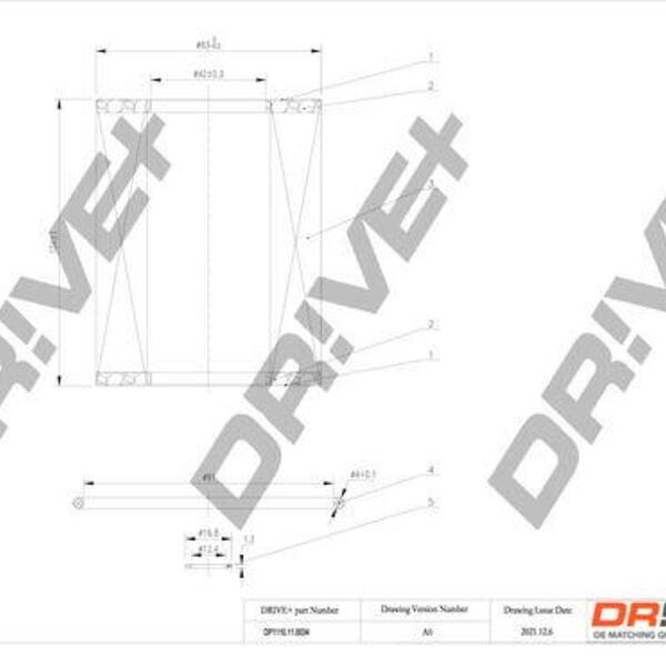 Olejový filtr DRIVE DP1110.11.0034
