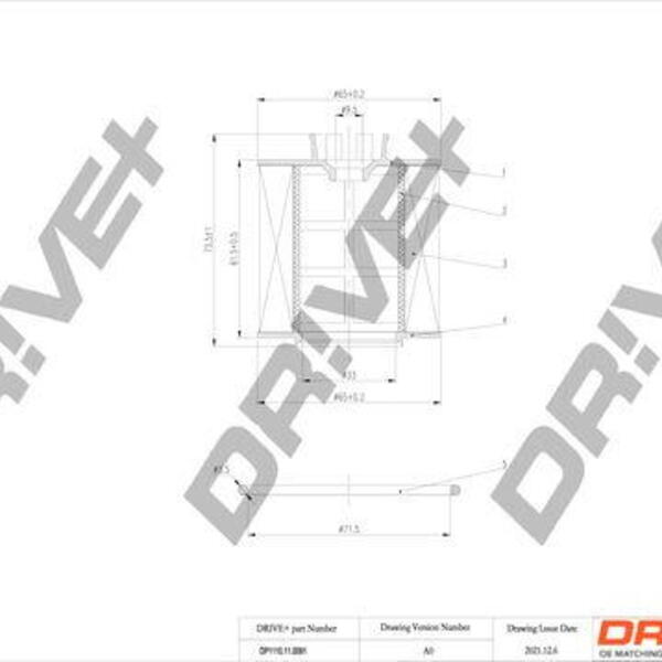 Olejový filtr DRIVE DP1110.11.0091