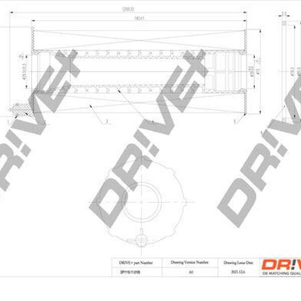 Olejový filtr DRIVE DP1110.11.0105