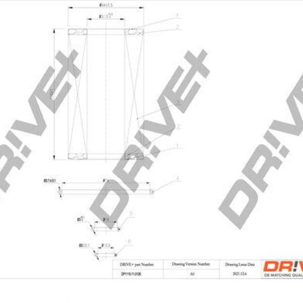 Olejový filtr DRIVE DP1110.11.0126
