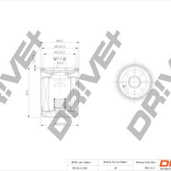 Olejový filtr DRIVE DP1110.11.0161