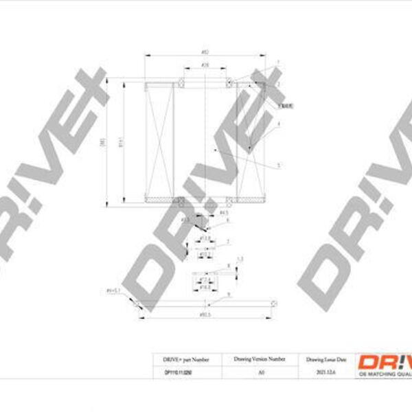 Olejový filtr DRIVE DP1110.11.0250