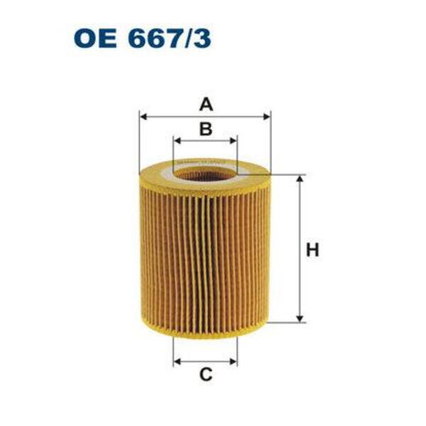 Olejový filtr FILTRON OE 667/3