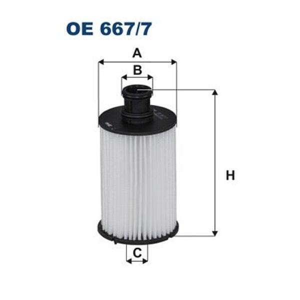 Olejový filtr FILTRON OE 667/7