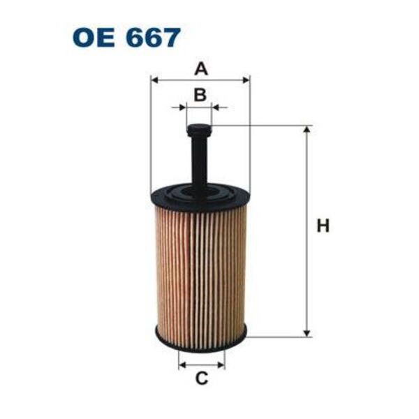 Olejový filtr FILTRON OE 667