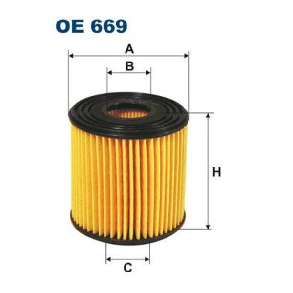 Olejový filtr FILTRON OE 669