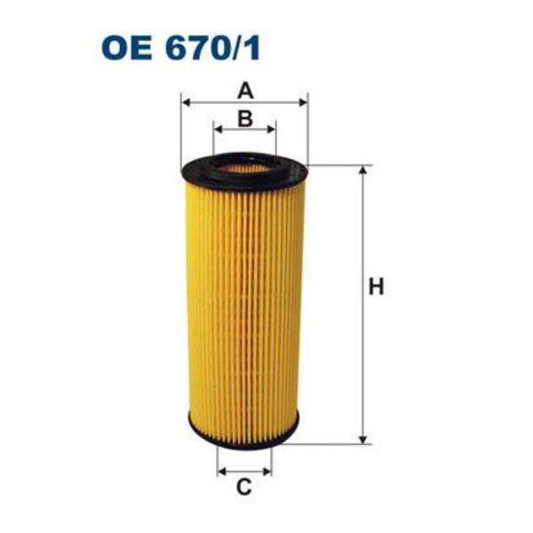 Olejový filtr FILTRON OE 670/1