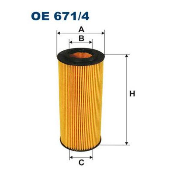 Olejový filtr FILTRON OE 671/4