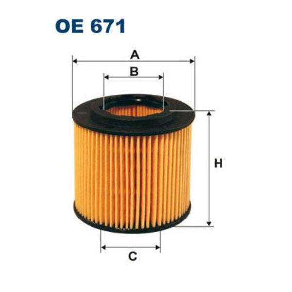 Olejový filtr FILTRON OE 671