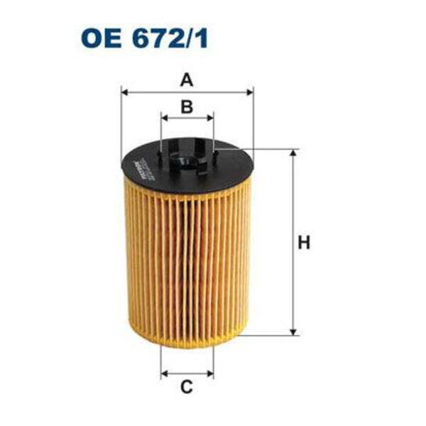 Olejový filtr FILTRON OE 672/1