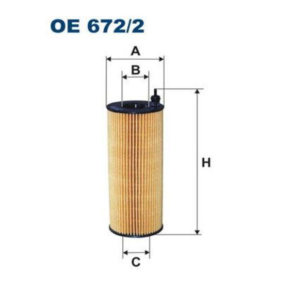 Olejový filtr FILTRON OE 672/2
